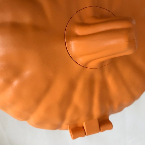 π SS20 Moschino Couture Jeremy Scott PUMPKIN ORANGE BAG HALLOWEEN *DEFECT*π - Picture 12 of 12